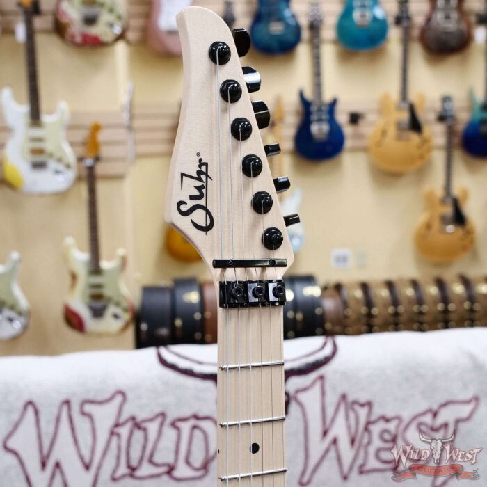 Suhr Custom Modern HH Floyd Revers Headstock Maple Neck Blue Chill 7.75 LBS - Image 7