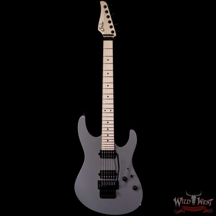 Suhr Custom Modern HH Floyd Revers Headstock Maple Neck Mountain Gray 7.60 LBS - Image 3