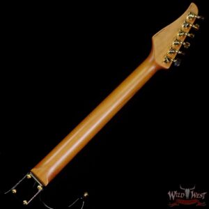 Suhr Custom Roasted Swamp Ash Standard HSH Indian Rosewood Fingerboard with Roasted Maple Neck Black - Image 5