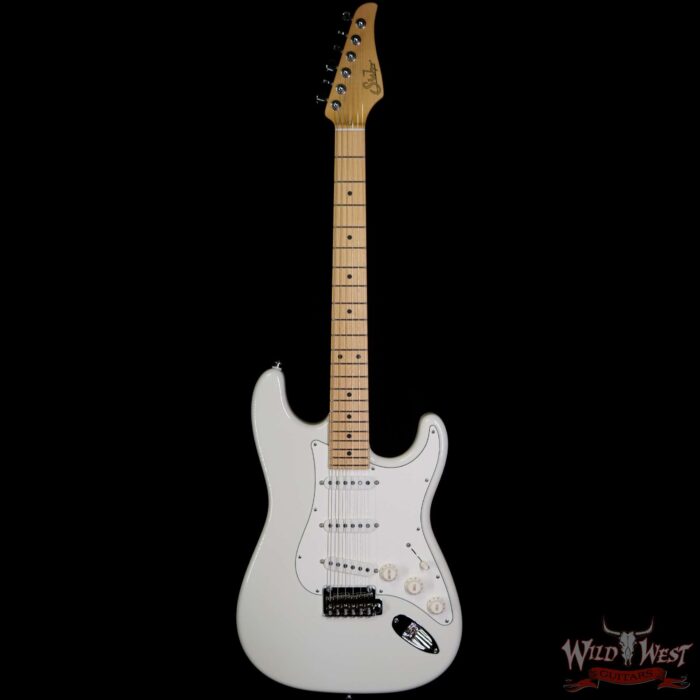 Suhr Classic S SSS Quater-Sawn Maple Neck Olympic White - Image 3