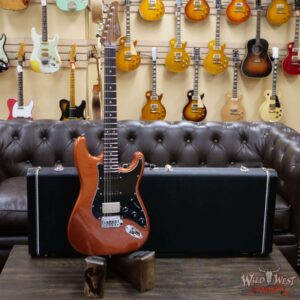 Suhr 2020 Limited Edition Classic S HSS Metallic Copper Firemist Roasted Flame Neck with Indian Rosewood Board - Image 6