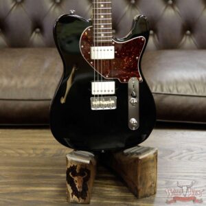 Suhr Alt T Pro HH Semi-Hollow Limited Edition Rosewood Fretboard Black - Image 12