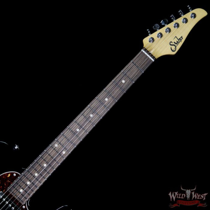 Suhr Alt T Pro HH Semi-Hollow Limited Edition Rosewood Fretboard Black - Image 8