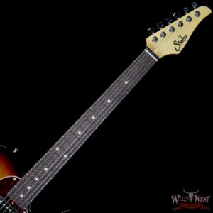 Suhr Alt T Pro HH Semi-Hollow Limited Edition Rosewood Fretboard 3 Tone Sunburst - Image 9