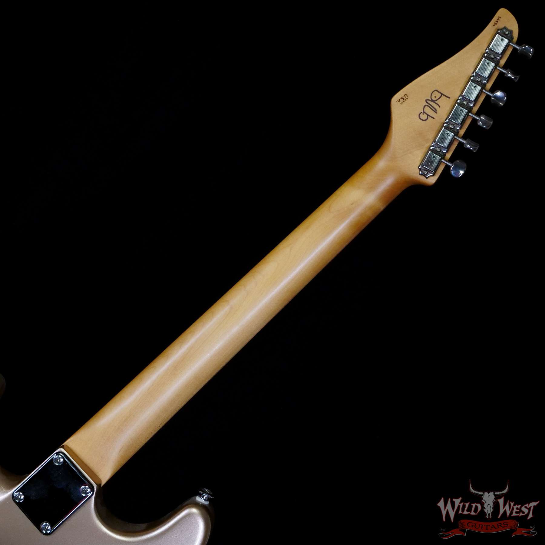 suhr-c3__wwg-1.jpg 2011 Suhr Classic S HSS Rosewood Fingerboard Firemist Gold Owned by Misha Mansoor (Periphery) - Image 5