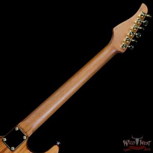 Suhr Custom Carve Top Standard Quilt Maple Top Indian Rosewood Satin Neck String-Thru Trans Purple - Image 7