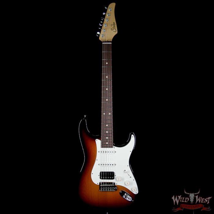 Suhr Classic Pro HSS Quartersawn Maple Neck Rosewood Fretboard 3 Tone Burst JS5U7N - Image 5