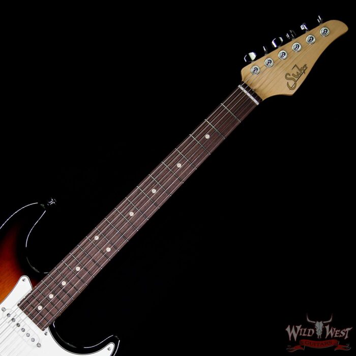 Suhr Classic Pro HSS Quartersawn Maple Neck Rosewood Fretboard 3 Tone Burst JS5U7N - Image 7