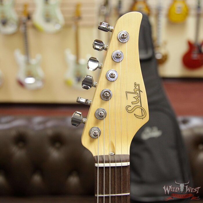 Suhr Classic Pro HSS Quartersawn Maple Neck Rosewood Fretboard 3 Tone Burst JS5U7N - Image 8
