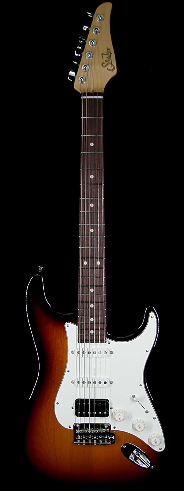 Suhr Classic Pro HSS Quartersawn Maple Neck Rosewood Fretboard 3 Tone Burst JS5U7N - Image 1