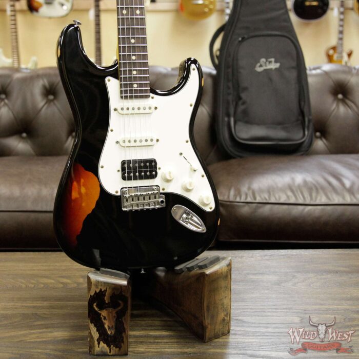 Suhr Limited Classic Antique Pro HSS Rosewood Fretboard Black over 3 Tone Burst - Image 13