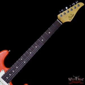 Suhr Limited Classic Antique Pro HSS Rosewood Fretboard Fiesta Orange over 3 Tone Burst - Image 9