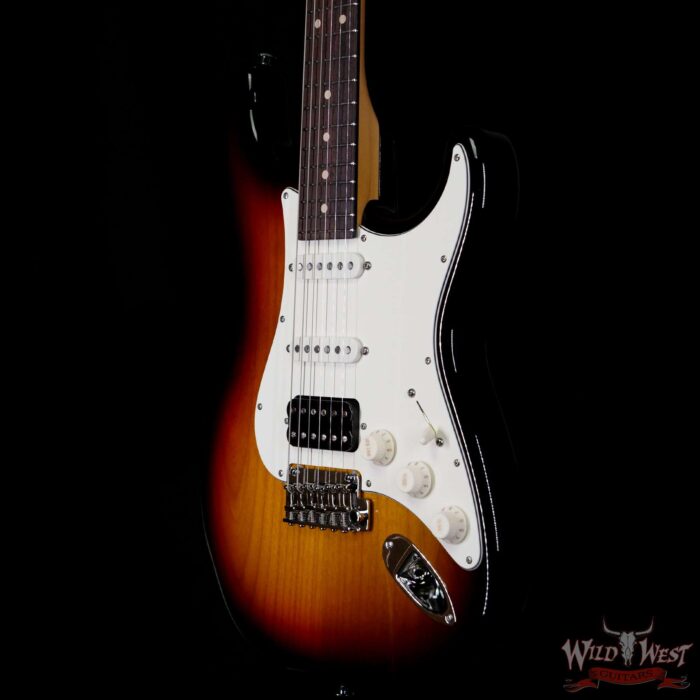 Suhr Classic S HSS Quater-Sawn Maple Neck with Indian Rosewood 3 Tone Burst - Image 2