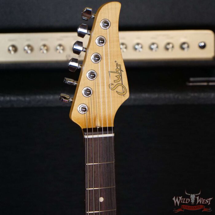 Suhr Classic S HSS Quater-Sawn Maple Neck with Indian Rosewood 3 Tone Burst - Image 7