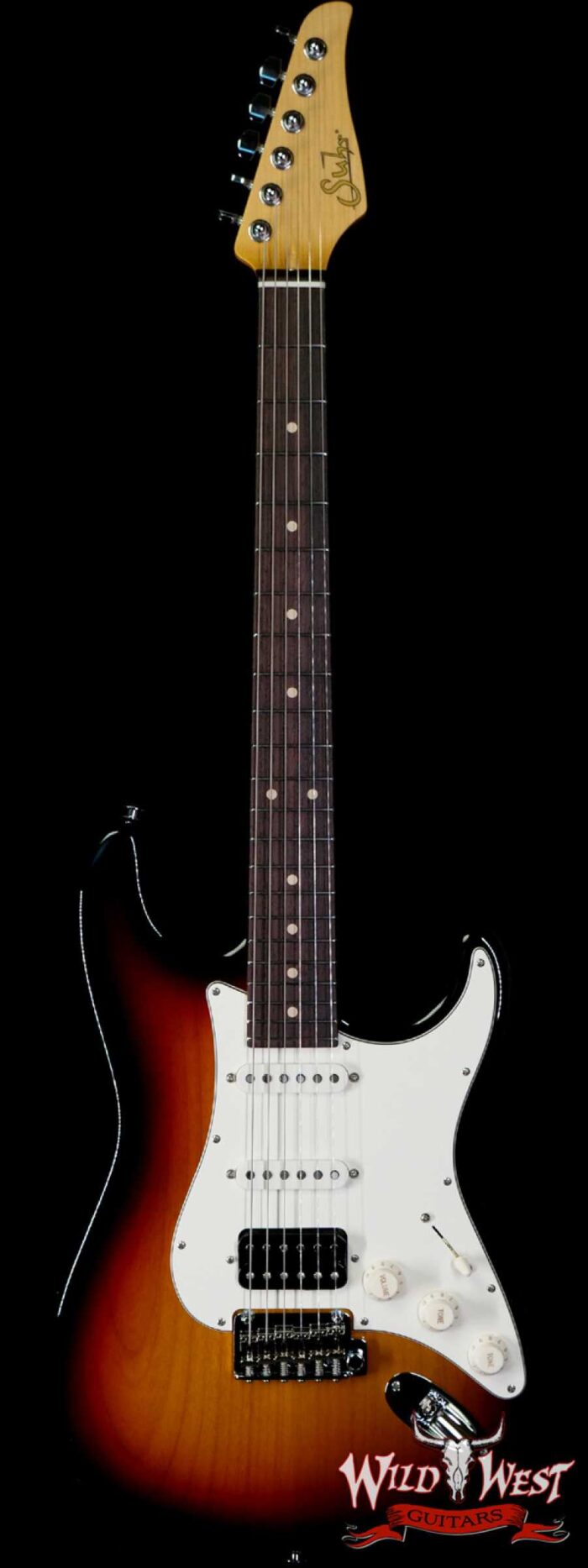Suhr Classic S HSS Quater-Sawn Maple Neck with Indian Rosewood 3 Tone Burst - Image 1