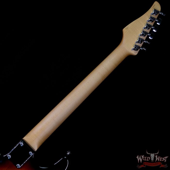 Suhr Classic S HSS Quater-Sawn Maple Neck with Indian Rosewood 3 Tone Burst - Image 5