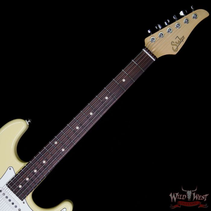 Suhr Classic S (Classic Pro) HSS PU Maple Neck Rosewood Fingerboard Vintage Yellow - Image 7
