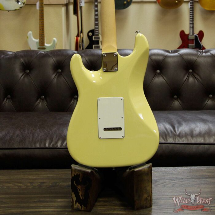 Suhr Classic S (Classic Pro) HSS PU Maple Neck Rosewood Fingerboard Vintage Yellow - Image 13