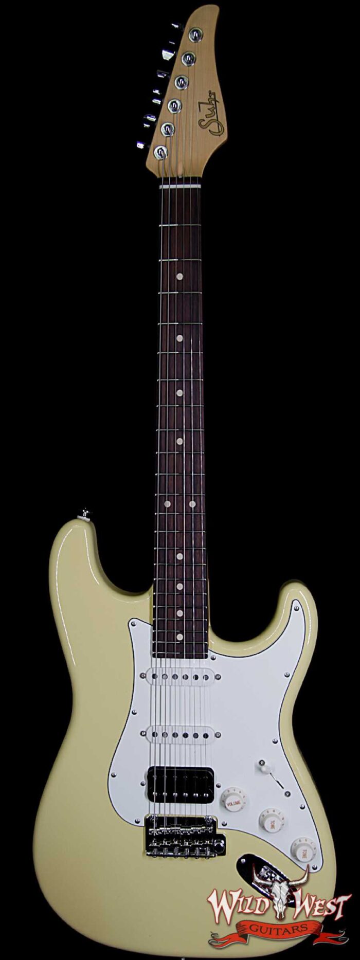 Suhr Classic S (Classic Pro) HSS PU Maple Neck Rosewood Fingerboard Vintage Yellow - Image 1