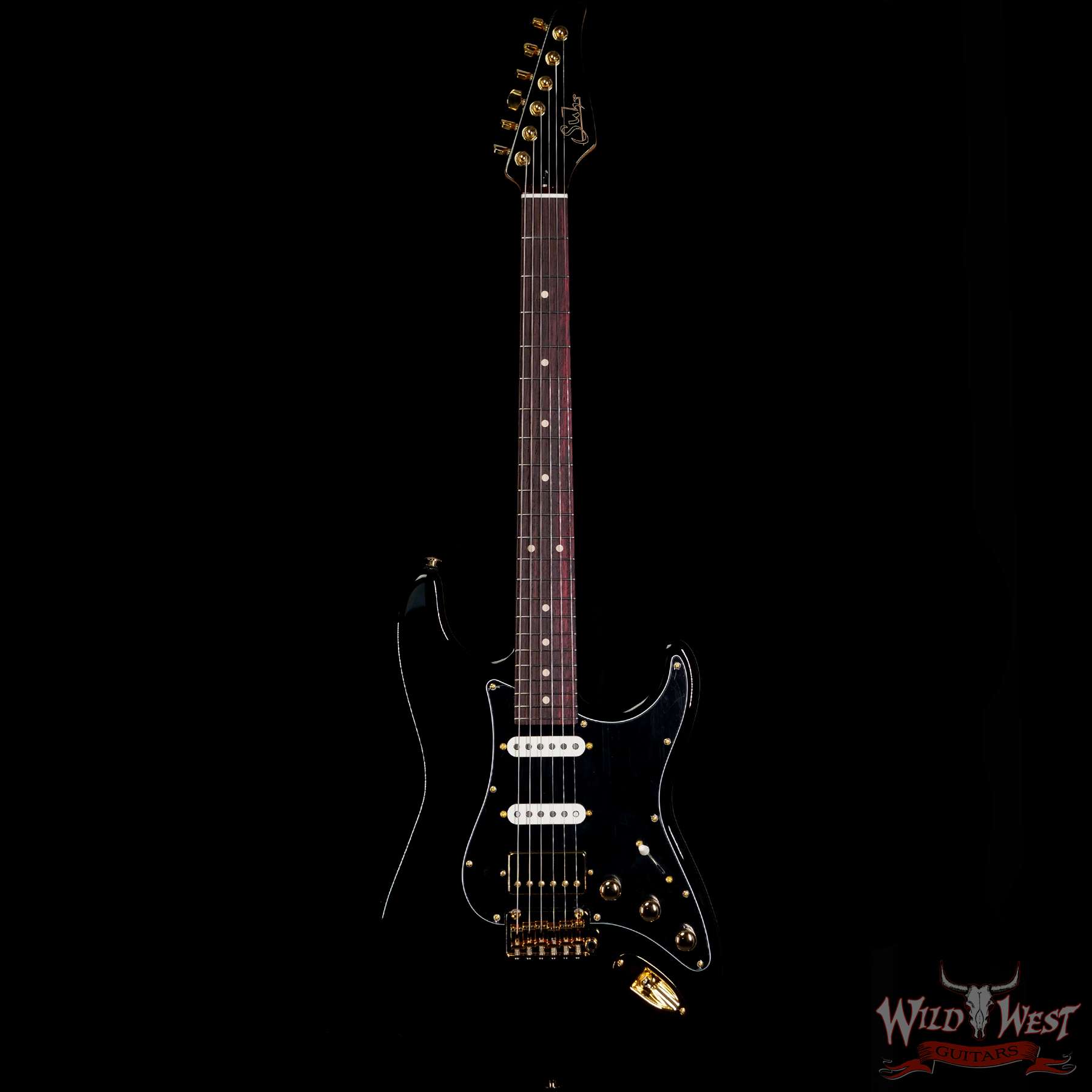 suhr-classics-hssrw-black-js3x2q-f__wwg.jpg Suhr Custom Classic S HSS Rosewood Fingerboard Matching Color Headstock Black - Image 3