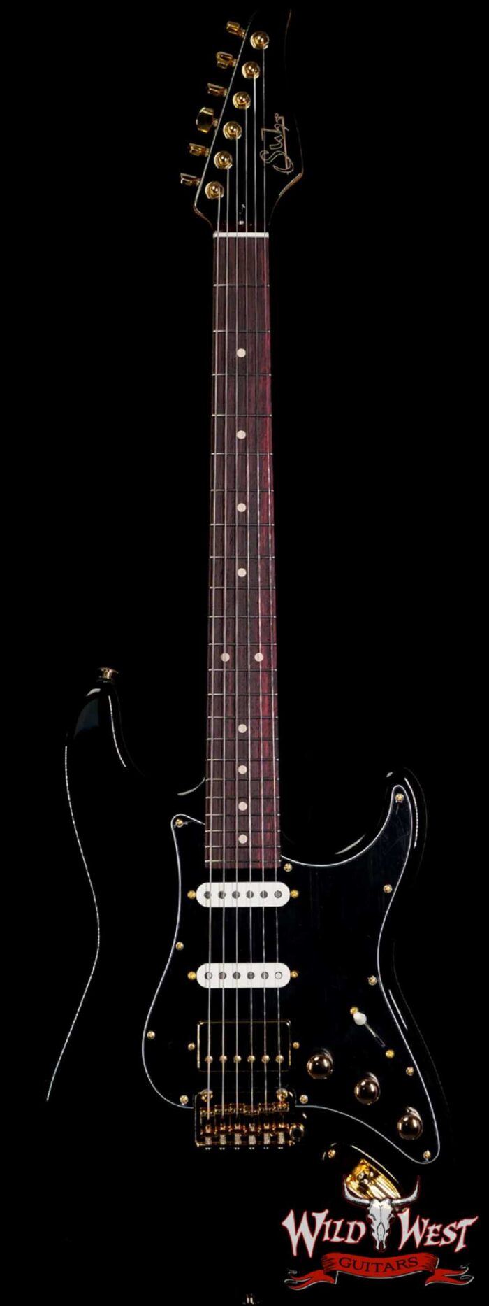 Suhr Custom Classic S HSS Rosewood Fingerboard Matching Color Headstock Black - Image 1
