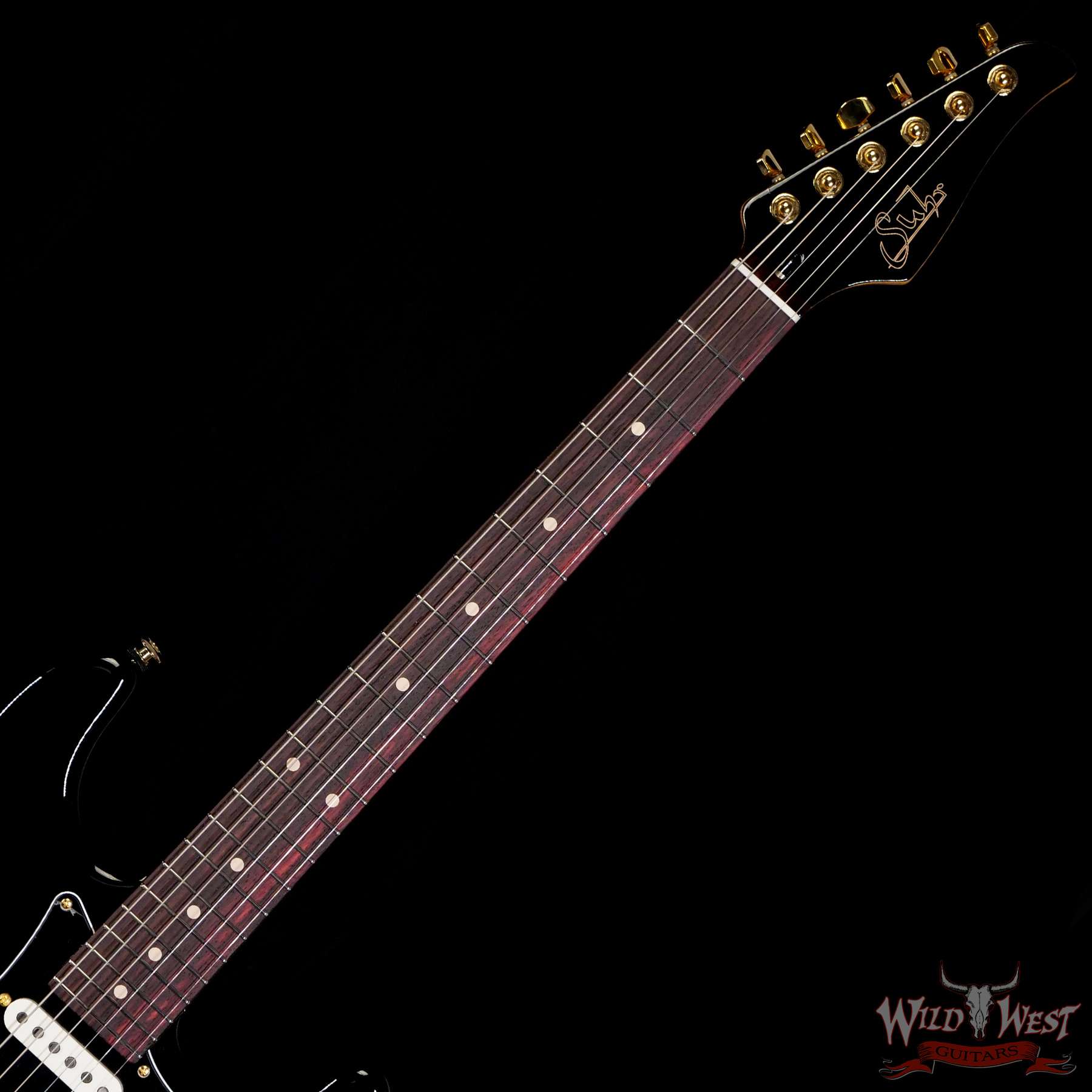 suhr-classics-hssrw-black-js3x2q-nf__wwg.jpg Suhr Custom Classic S HSS Rosewood Fingerboard Matching Color Headstock Black - Image 4
