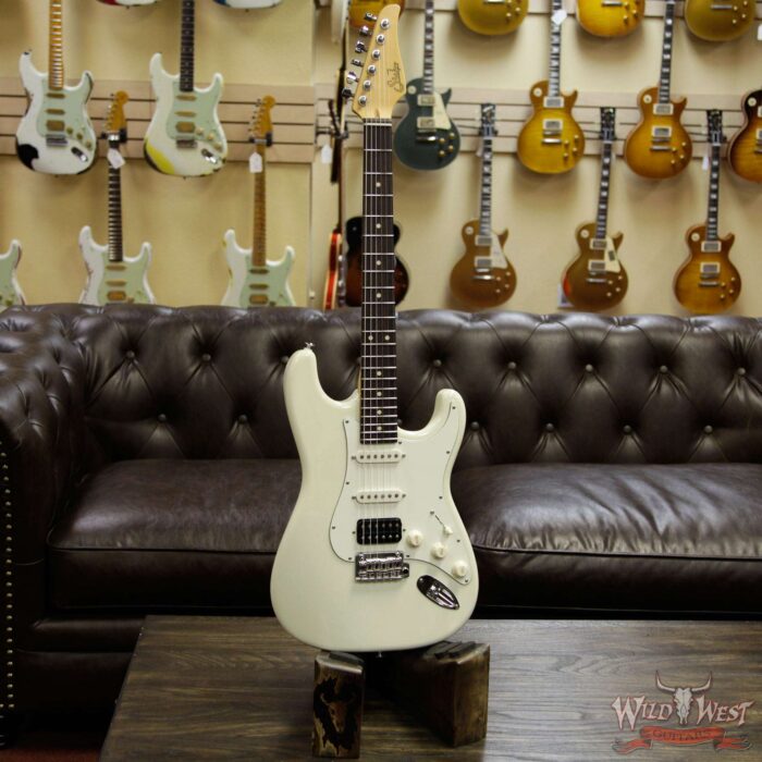 Suhr Classic S (Classic Pro) HSS Maple Neck Rosewood Fingerboard Olympic White - Image 5