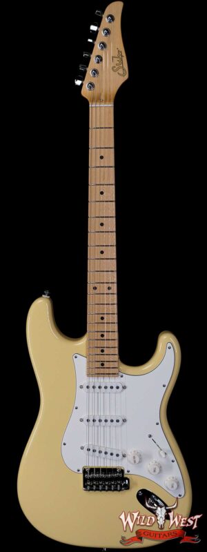 Suhr Classic S SSS Quater-Sawn Maple Neck Vintage Yellow
