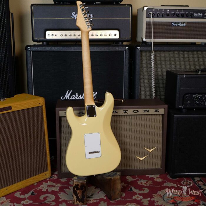 Suhr Classic S HSS Quater-Sawn Maple Neck with Indian Rosewood Vintage Yellow - Image 9