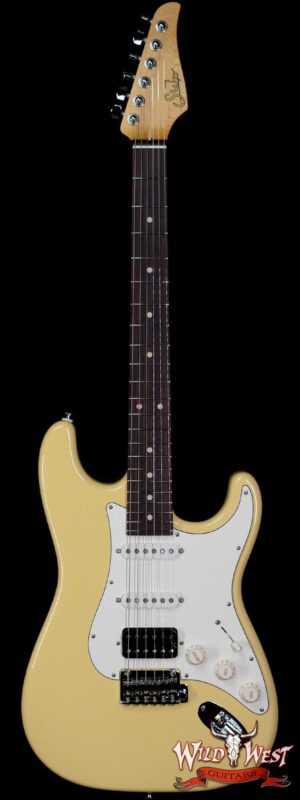 Suhr Classic S HSS Quater-Sawn Maple Neck with Indian Rosewood Vintage Yellow