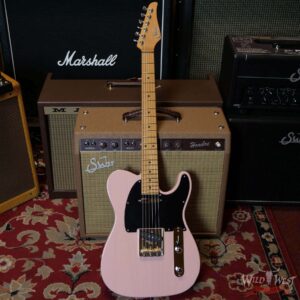 Suhr Limited Edition Classic T Paulownia Trans Shell Pink 6.45 LBS - Image 6