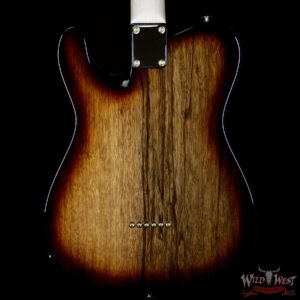 Suhr Custom Classic T HH Black Limba Body With Spalted Maple Pickguard Natural Burst - Image 7