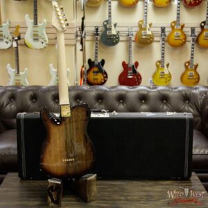 Suhr Custom Classic T HH Black Limba Body With Spalted Maple Pickguard Natural Burst - Image 14