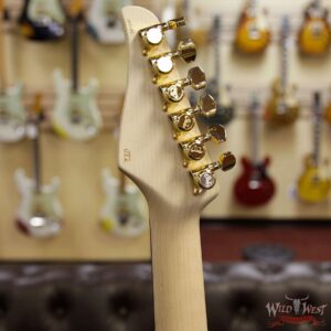 Suhr Custom Classic T HH Black Limba Body With Spalted Maple Pickguard Natural Burst - Image 10