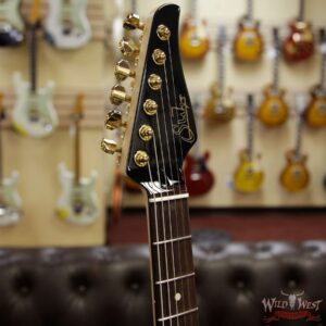 Suhr Custom Classic T HH Black Limba Body With Spalted Maple Pickguard Natural Burst - Image 8