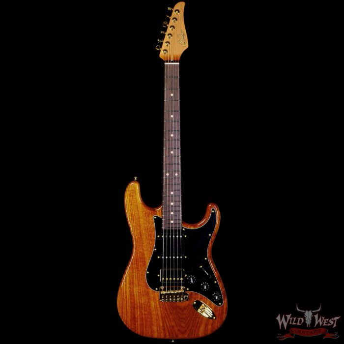 Suhr Custom Classic S HSS Roasted Swamp Ash Body Roasted Maple Neck Natural - Image 3