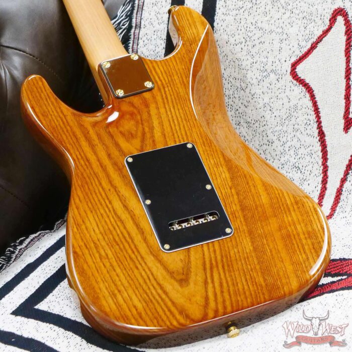 Suhr Custom Classic S HSS Roasted Swamp Ash Body Roasted Maple Neck Natural - Image 11