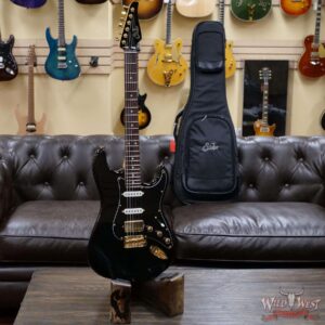 Suhr Custom Classic S HSS Rosewood Fingerboard Matching Color Headstock Black - Image 6