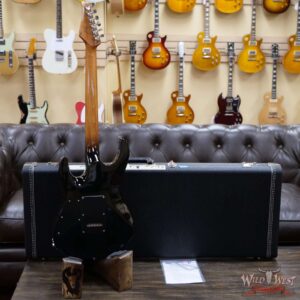 Suhr Custom Modern Set Neck HSH Flame Maple Top Indian Rosewood Fingerboard Trans Teal w/ Blower Switch - Image 9