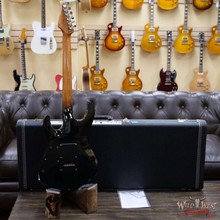 Suhr Custom Modern Set Neck HSH Flame Maple Top Indian Rosewood Fingerboard Trans Teal w/ Blower Switch - Image 9