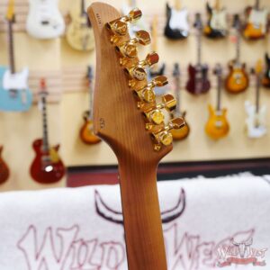 Suhr Custom White Limba Standard HSH Roasted Maple Neck with Rosewood Board Trans Brown - Image 10