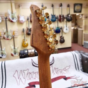 Suhr Custom Modern HSS Flame Maple Top Genuine Mahogany Body & Neck Indian Rosewood Fingerboard Magenta Pink 7.65 LBS - Image 11
