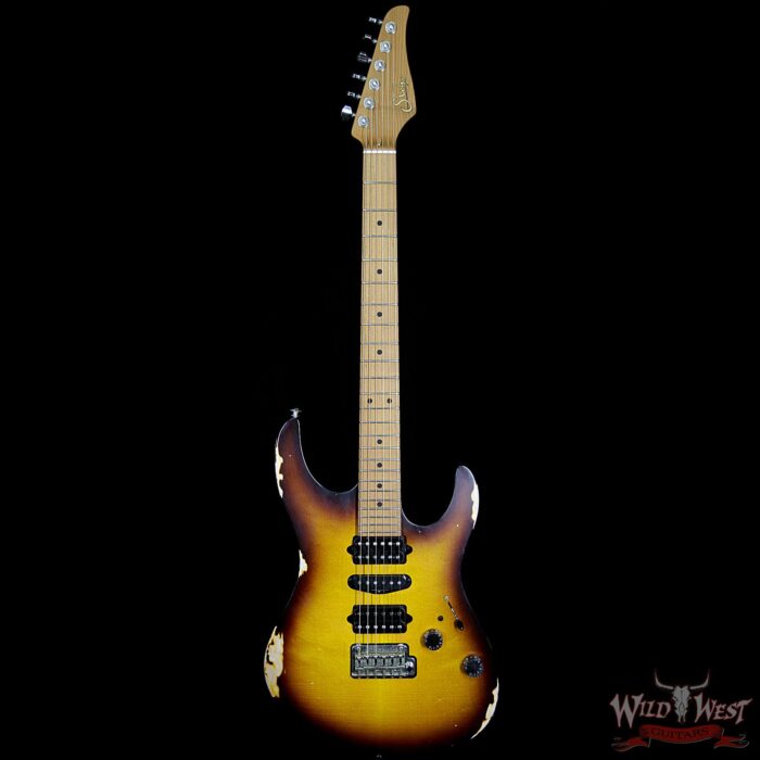 Suhr Modern HSH Antique Two Tone Tobacco Burst - Image 5