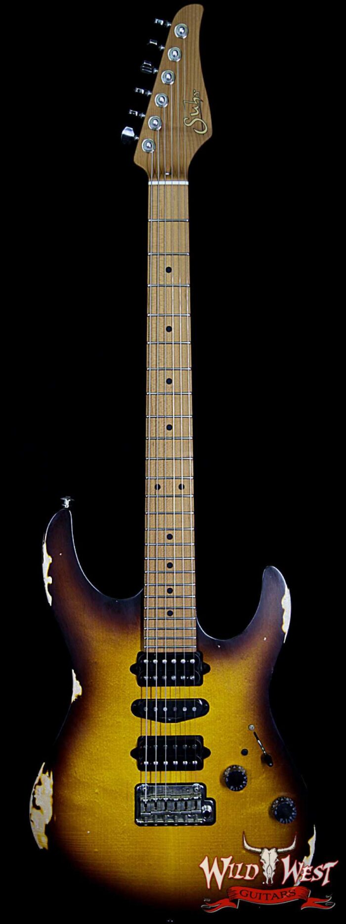 Suhr Modern HSH Antique Two Tone Tobacco Burst - Image 1