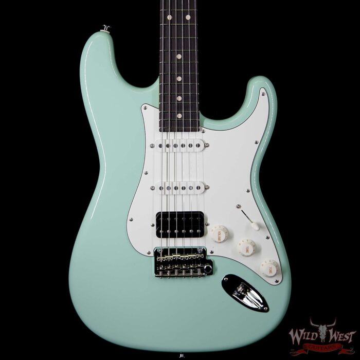 Suhr Classic S (Classic Pro) HSS Quartersawn Maple Neck Rosewood Fingerboard Surf Green - Image 3
