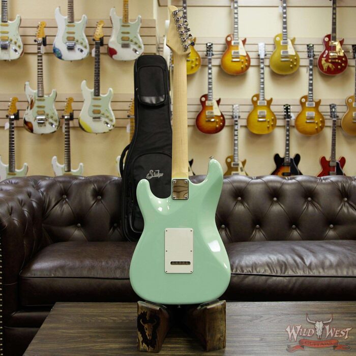 Suhr Classic S (Classic Pro) HSS Quartersawn Maple Neck Rosewood Fingerboard Surf Green - Image 15