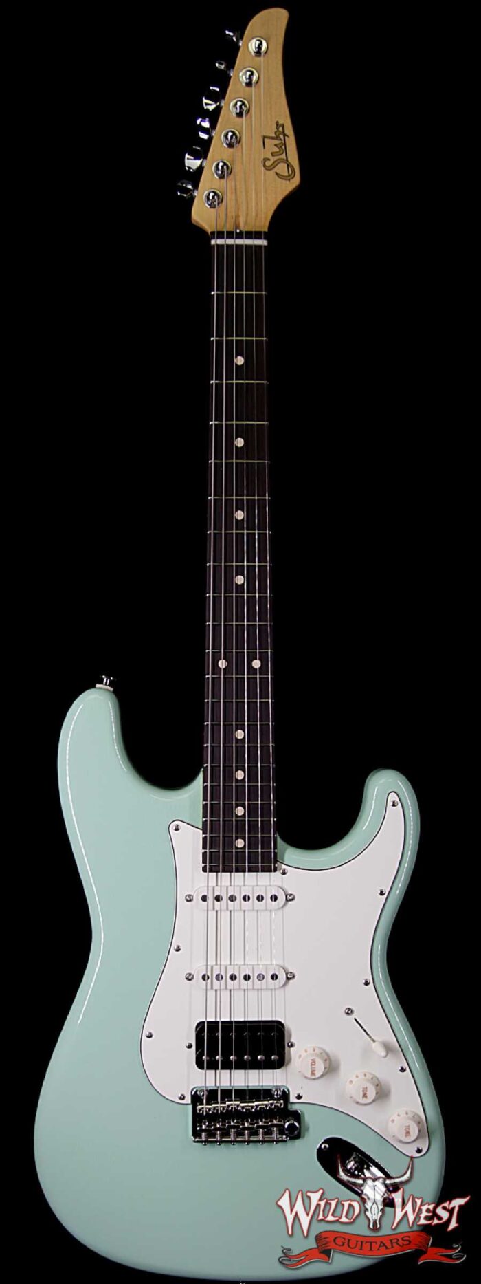 Suhr Classic S (Classic Pro) HSS Quartersawn Maple Neck Rosewood Fingerboard Surf Green - Image 1