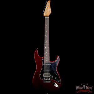 Suhr 2020 Limited Edition Classic S HSS Metallic Brandywine Roasted Flame Neck with Indian Rosewood Board - Image 2