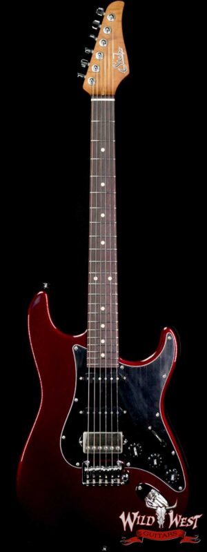 Suhr 2020 Limited Edition Classic S HSS Metallic Brandywine Roasted Flame Neck with Indian Rosewood Board