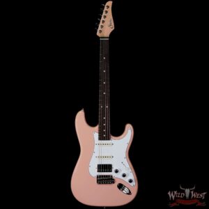 Suhr Custom Classic S HSS Rosewood Fingerboard Matching Color Headstock Shell Pink - Image 3